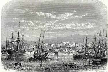 Athens: general view of the Piraeus, from 